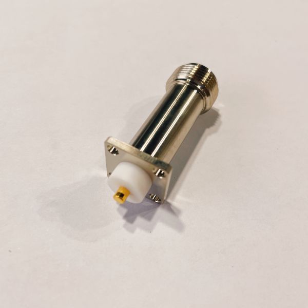 4 Hole Bulkhead Flange Connector Welded RF PCB Connector N Type