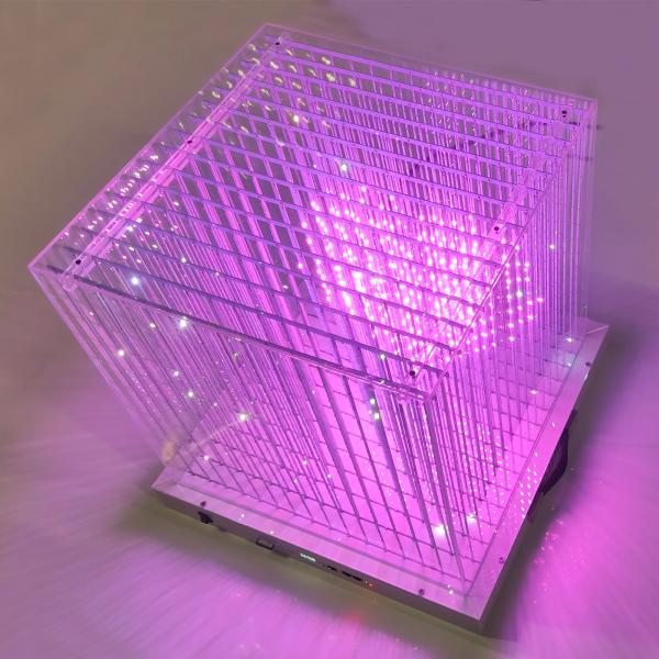 3D Light Cube Luminous 50000 Horas de Trabalho Gabinete de exposição 3D perfeito