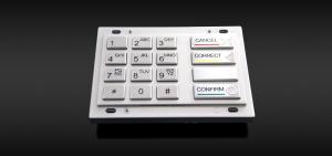 10 Numeric Keys EPP Pin Pad WOSA Driver ATM Pin Pad 160x102.4mm