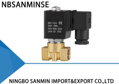 A válvula de solenoide P2 de bronze pequena profissional 3/8 personalizou a confiança alta