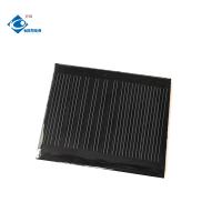 Nouveau chargeur de batterie solaire portatif du panneau solaire ZW-6050-M6V de résine d'époxyde de la promotion 0.35W 6V