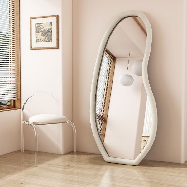 Custom Standing Arched Floor Mirror Full Length 78x108cm