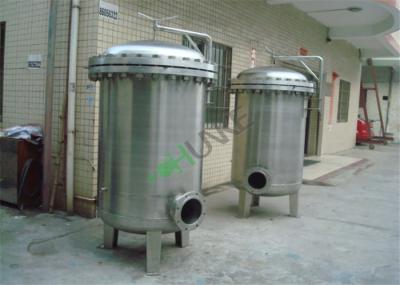 Tanque de aço inoxidável da embarcação do filtro de saco com material SS304/SS316 para o sistema da filtragem