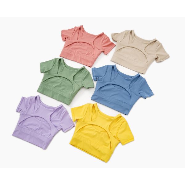 Нажмите вверх по наборам RGS Activewear спортзала шортов верхней части и Scrunch урожая бюстгальтера спорт