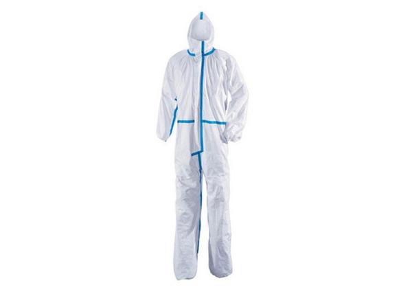 Clinic Hospital Disposable Medical Coverall Anti Static Adhesive Seal Protect