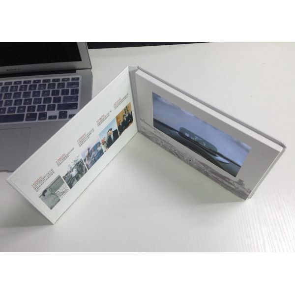 Marketing Promotional Lcd Video Brochure Card Fashionable And Modern