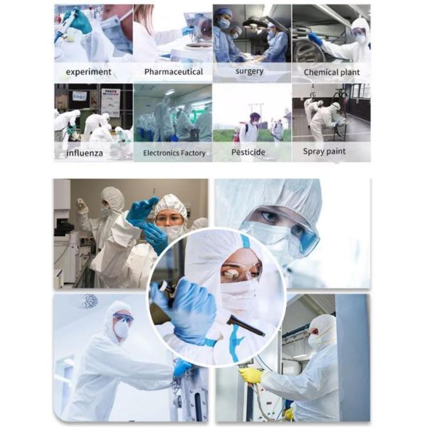 Sterilized Disposable Isolation Gown , Medical SMS Isolation Gown Waterproof