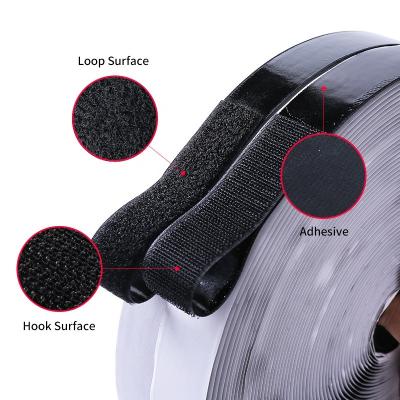 Hot Melt 3m Glue Self Adhesive Hook And Loop Tape Velcro Tape