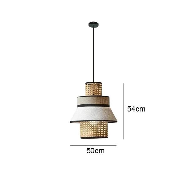 Kitchen Hanging Lights Living Room Decor Home Classical Art Cloth Cover Pendant Lights(WH-WP-146)