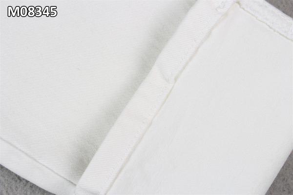 9.7OZ 染料に備える 白いジーンズ織物 RFD ジーンズ織物 冷蔵着色