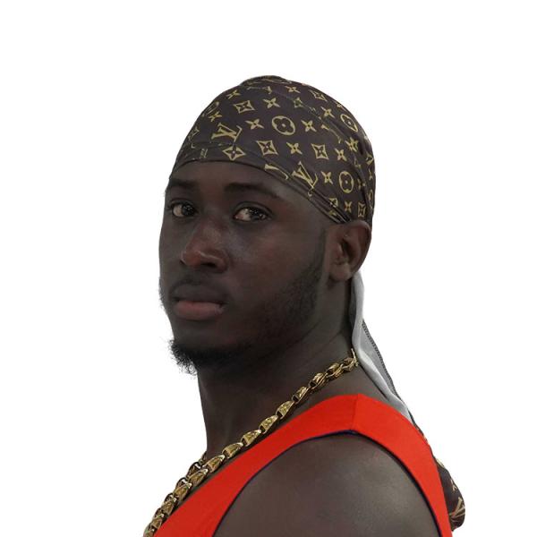 LV Waves Silky Designer Durag For Female