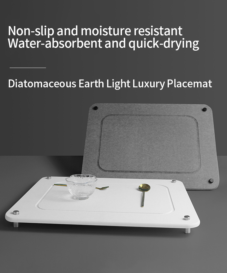 Table Decoration Accessories Type Mats Pads Ultra Absorbent Diatom Stone Dish Dry Mat