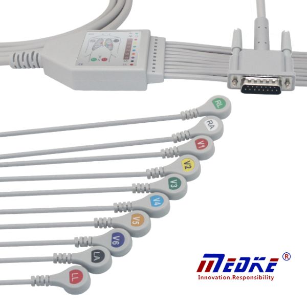 Кабель машины Undetachable HP Ecg