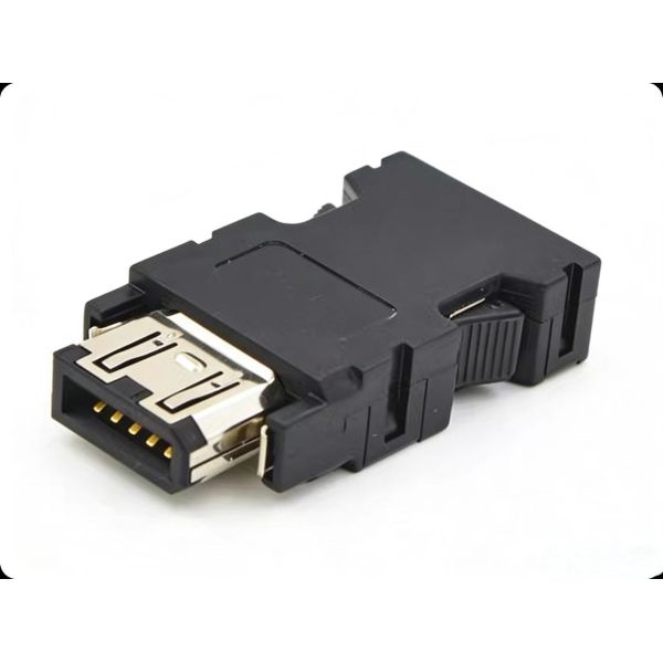 Applicable to Mitsubishi servo motor J4JE-40, servo drive side CN2 encoder 10-pin connector SM-10P plug