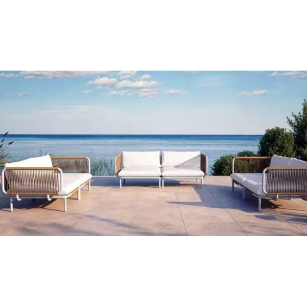 Outdoor Furniture Rope Weaven Aluminum Frame