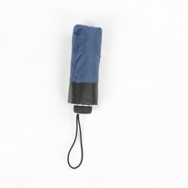 Blue Compact Wind Resistant Umbrella , Uv Protection Mens Small Umbrella