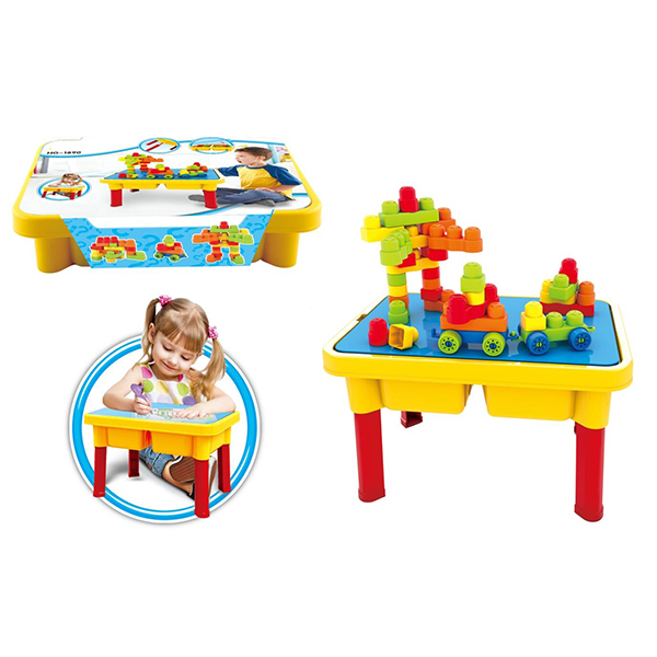 Toddler Role Play Learning Building Blocks / Kids Educational Toys W / Train Dump Truck