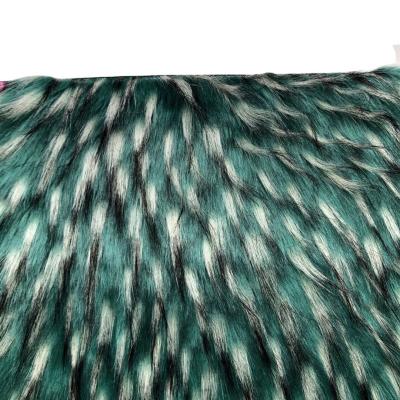 Fabrico de pele de monstro falso para casaco estilo monstro de acordo com o seu pedido cabelo longo