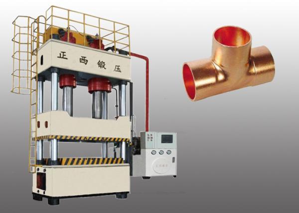 Double Cylinders Hydraulic Deep Drawing Press High Precision Making Copper Pipe
