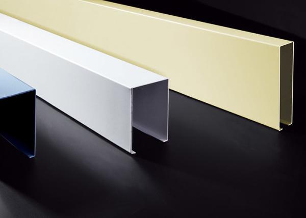 Noise Reducing  Square  Metal Baffle Ceiling 60x150mm  Decorative 25×100  30×100