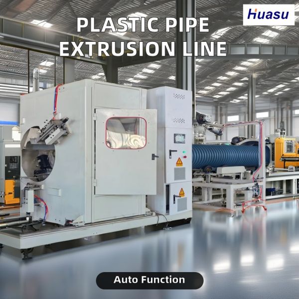 Siemens PLC Controlled HDPE Pipe Extrusion Line with 32mm - 1600mm Pipe Diameter Range and 100-2000kg/h Output