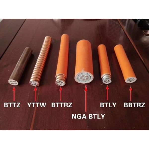 Огнеупорный гибкий минерально-изолированный медный проводник водонепроницаемый электрический кабель