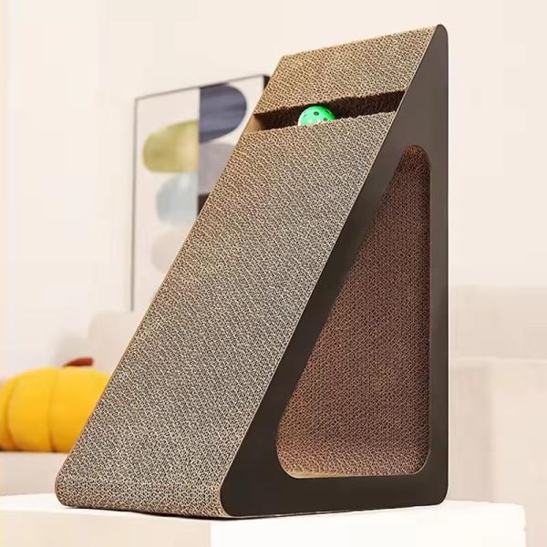 Cat Scratching Board Post Vertical Wear-resistant Cat Scratcher Toy Claw Cardboard Grinding Claw Resistant Corrugated Paper Nest