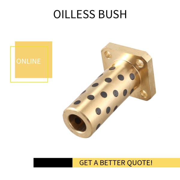 Oil-Free Bushing Square Flange Graphite Bronze Bushing