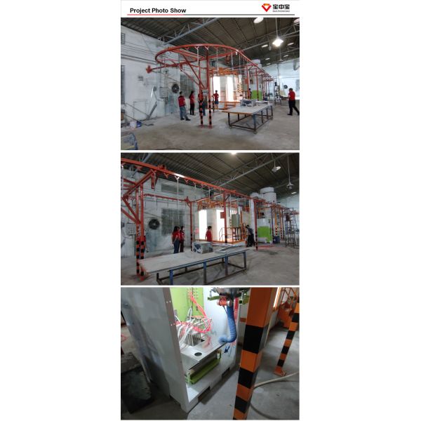 Управление экрана касания PLC оборудований электростатического порошка покрывая