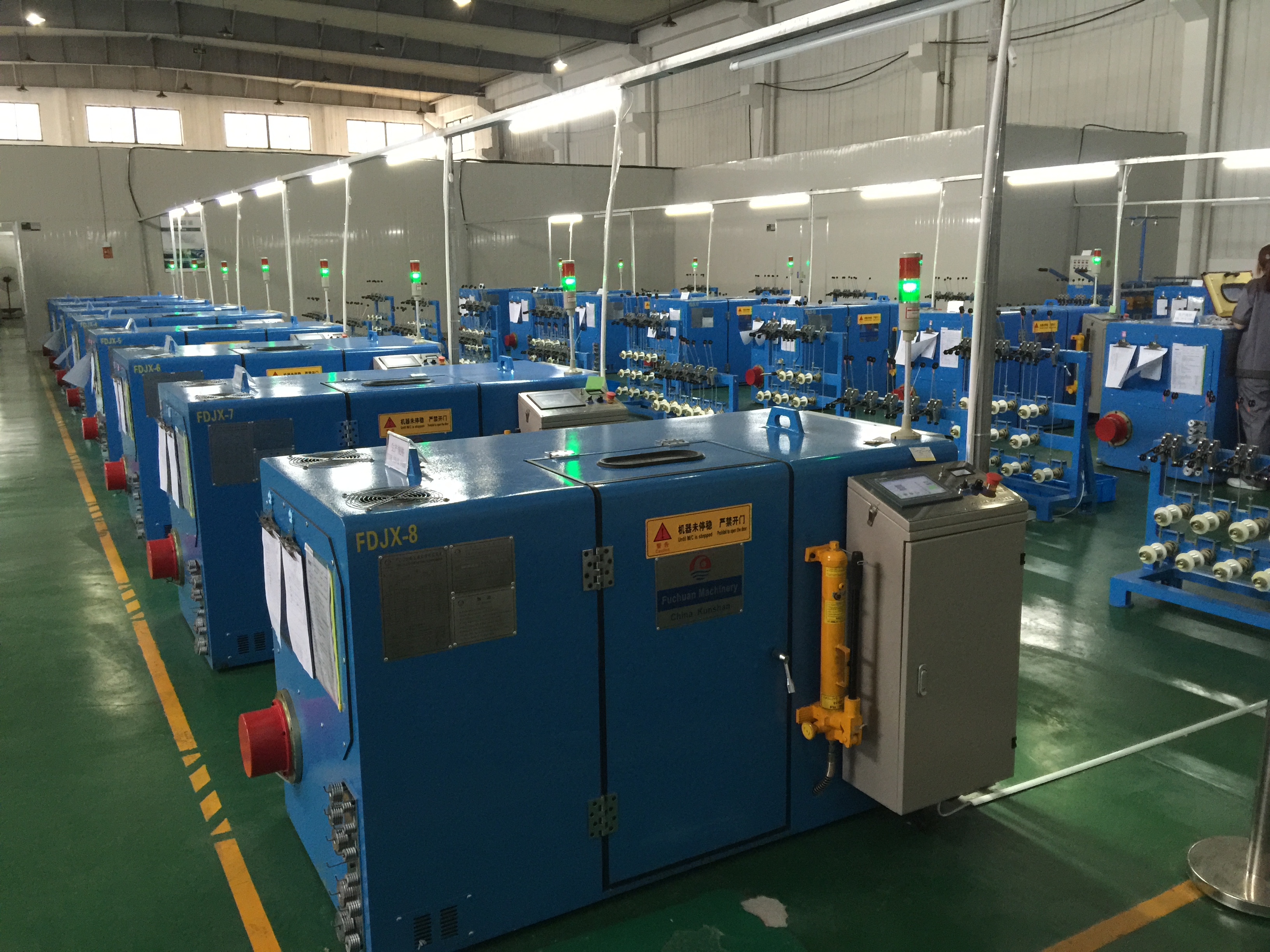 Double Twist Buncher Pay Off Machine Bobbin Max Diameter 250mm Equipment