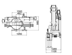 Durable XCMG Folding Boom Truck Mounted Crane 10T For City Construction
