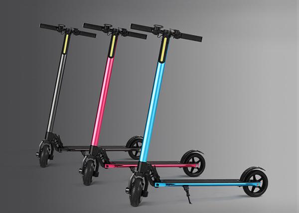 Brushless Hub Motor Folding Electric Bicycle 350W Light Weight 20km - 30km