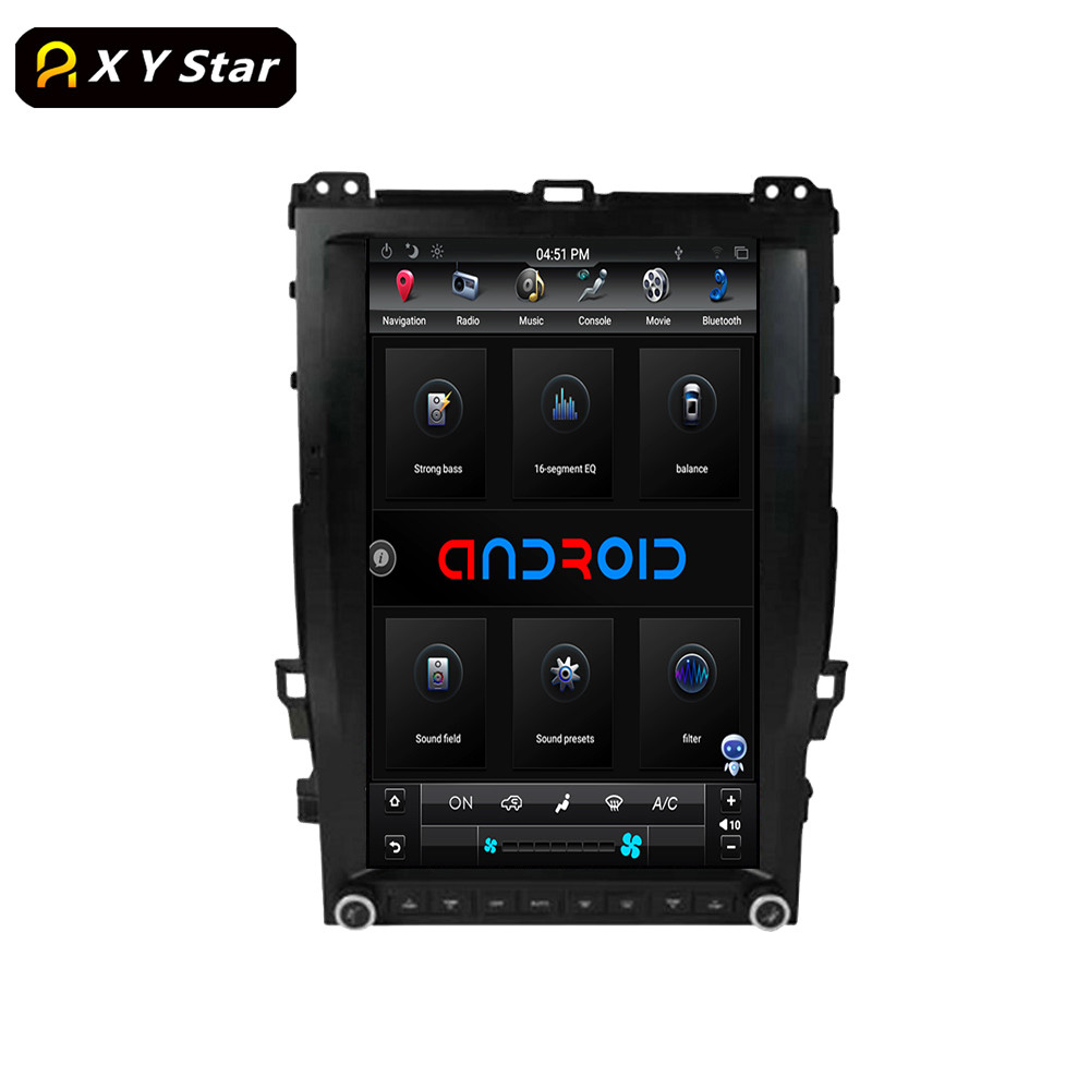 Система навигации автомобилей Android GPS 13,6 дюйма Для 2002-2009 Prado/LX470