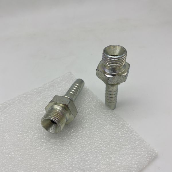 BSP Female Straight Cone Hose Crimping Fittings Ferrule For Rubber Hose