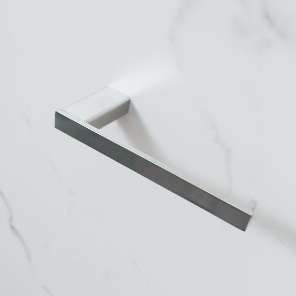 Wall Installation Toilet Tissue Paper Roll Holder Black Finish