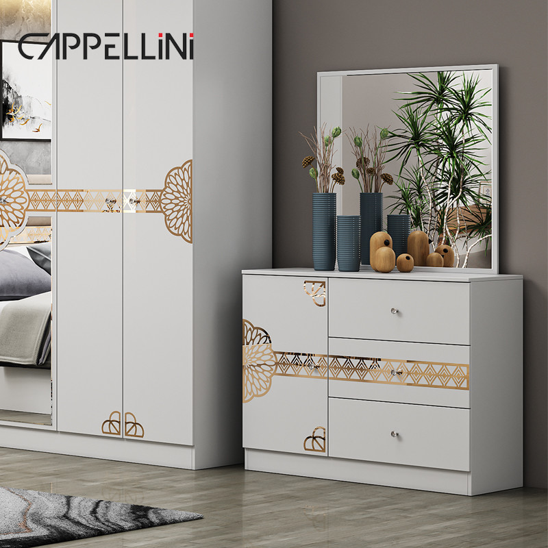 Vente en gros Prix bon marché Lit en cuir classique de la reine Luxe Autre maison de grande taille ensemble de meubles de chambre en bois