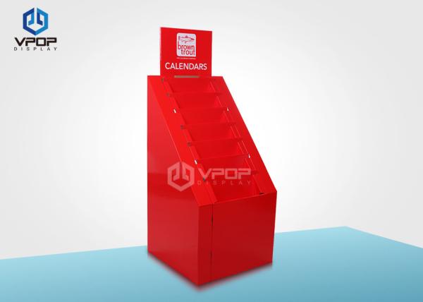 8 Shelves Cardboard Advertising Displays Full Color For Book/Strickers  Promotion