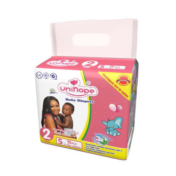 Free Samples Fabric Pampersing 5s Baby Diaper With Imported SAP For European Market