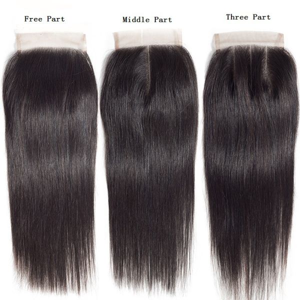 4x4 Lace Closure Wig 8A Straight Lace Human Hair Extension for Durable and Stylish Look