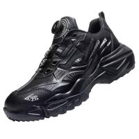 BOA Rotating Button Work Shoes Kevlar Midsole TPU Flying Knit For Enhanced Safety