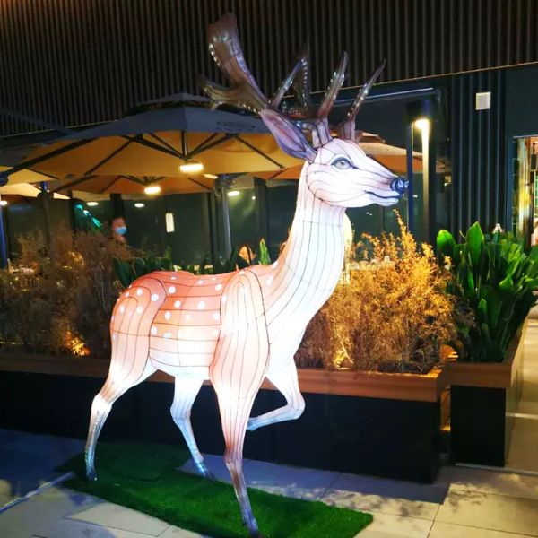 Фонарики украшения китайские животные водоустойчивые/солнепрооф для фестиваля