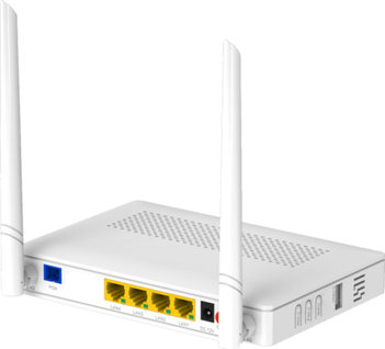 V2804N GPON ONT 1GE 3FE WIFI 1USB XPON ONU WIFI с 2 антеннами