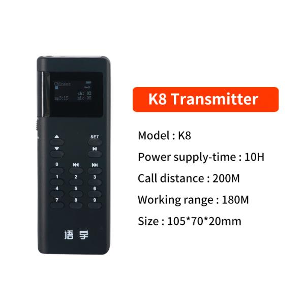 High-definition sound quality K8 audio headset with competive price