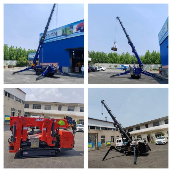 Мини электрический дизельный кливер мухы 3T крана паука Crawler поднимаясь оборудования паука 8T