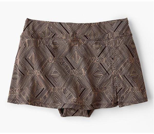 Wholesale Plus Size Tankini Printed Strap Vest Slit Skirt Shorts 2 Piece Swim Suit Sets