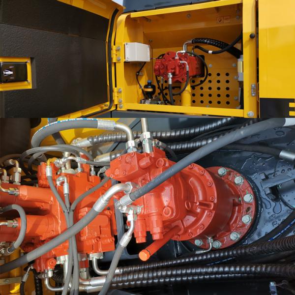 Excavadora de braço longo ZG210 Design ergonômico com espaço de condução espaçoso