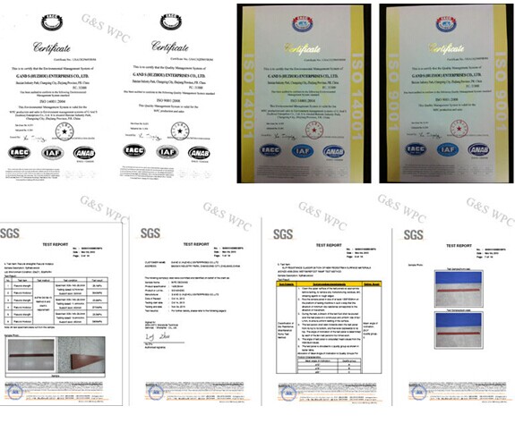 146 X 22mm Beech Wpc Timber Decking Recycled Outdoor Solid Composite Wood