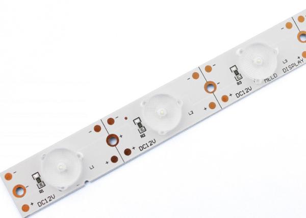 100lm/W 100CM 12v Rigid Led Strip Light 8W 3030 Led Strip With Lens