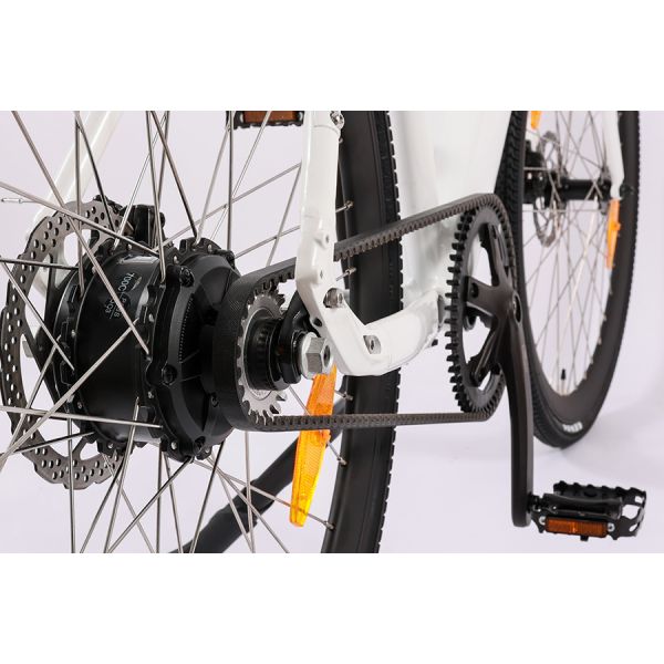 700C Electric Bicycle 26 inch Elderly Side Retrieval Electric Vehicle with Hidden Battery