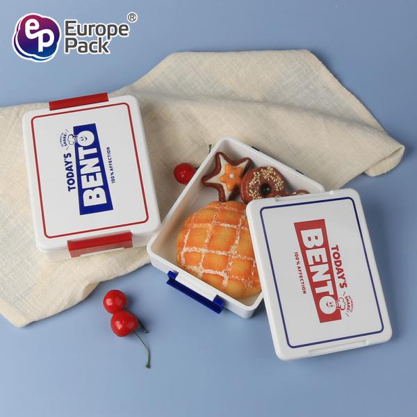 Wholesale leakproof Sealed Kids Lunch Bento Box Plastic Microwave Safe Lunch Box